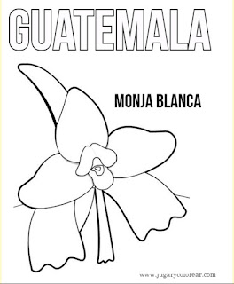 Dibujo para colorear de monja Blanca