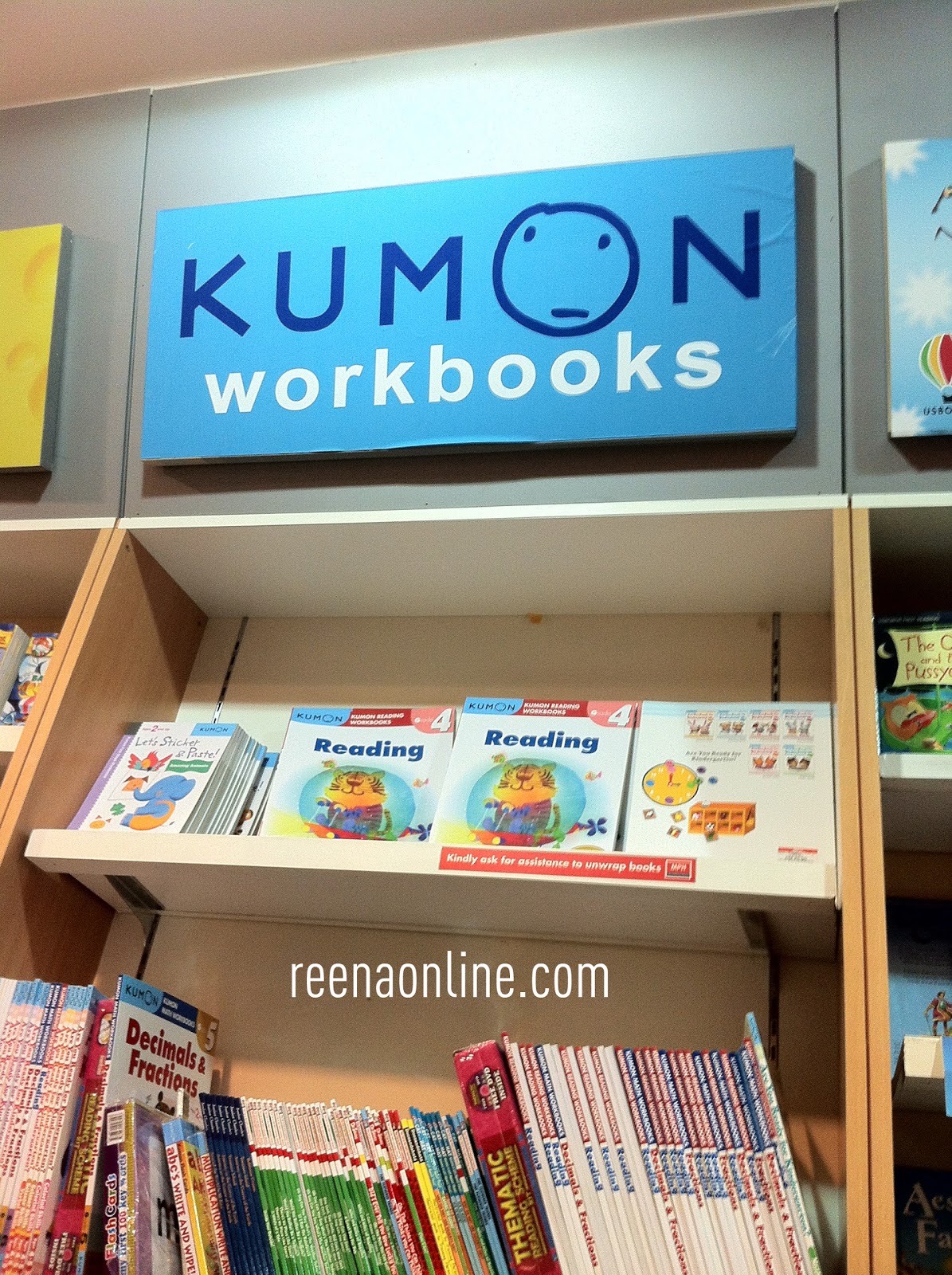 Reena's Online: Buku Latihan KUMON / KUMON Workbooks