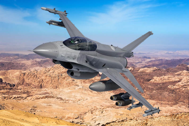 Jordania firmó el contrato para la compra de 12 cazas F-16 Block 70 de Lockheed Martin