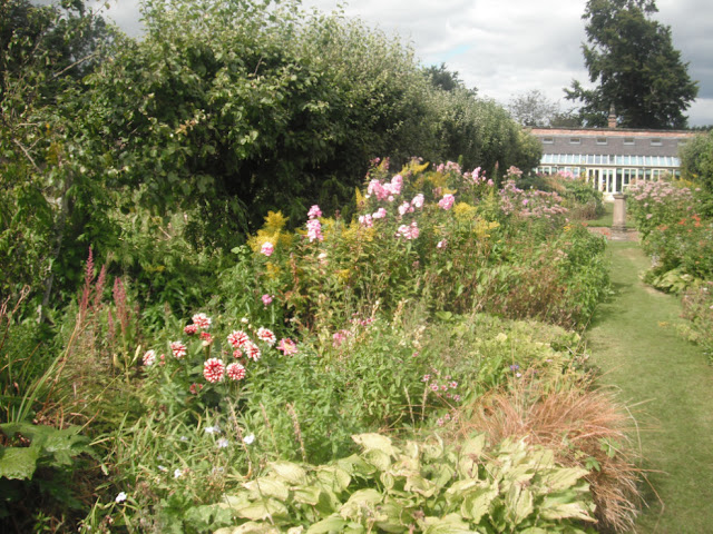 a walled garden in northumberland