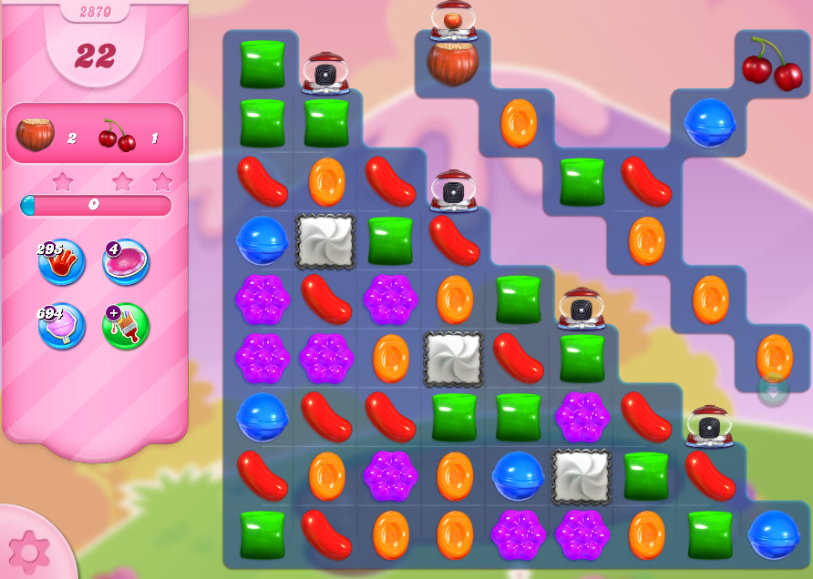 Candy Crush Saga level 2870