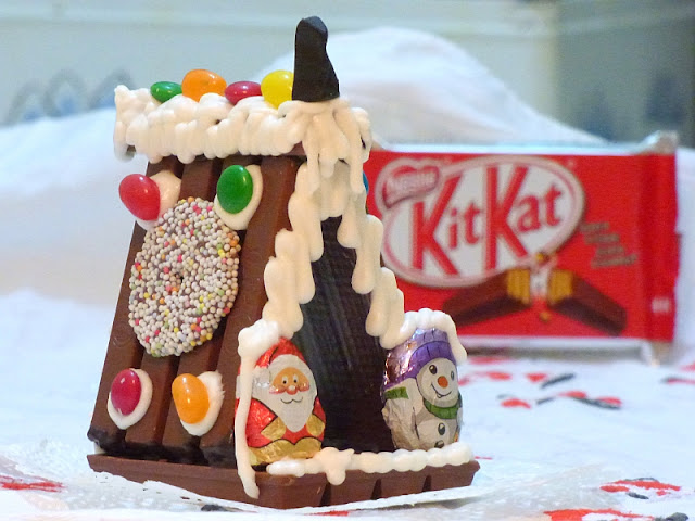 Kitkat Weihnachtshäuschen für Kinder