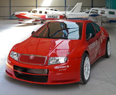 Carscoop BriskFabia 0 Brisk RS 01 WRC: Prodrive Developed Skoda Fabia Coupe With A 500Hp 2.0TFSI Engine