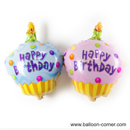 Balon Foil Happy Birthday Cake Mini