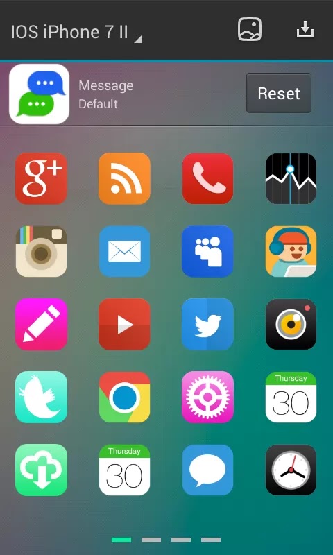 IOS7 II Next Launcher Theme 3D v1.43 apk download | Free ...