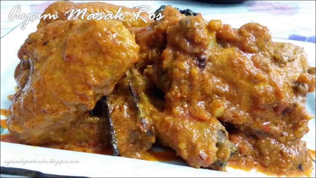 Sajian Dapur Bonda: Ayam Masak Ros Mamak Penang, menu 