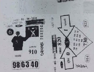 Thailand Lotto last paper Full set For 01-08-2018