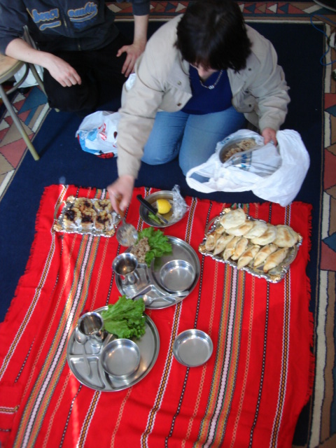 Stanka Prepared and Now Serves the Prasadam, Bulgaria