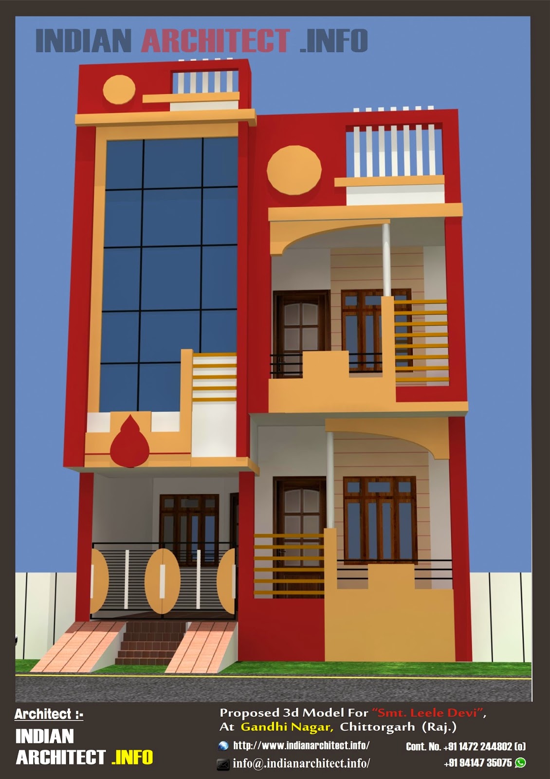 Smt Leela Devi House  20  x 50  1000 Sqft Floor Plan  and 