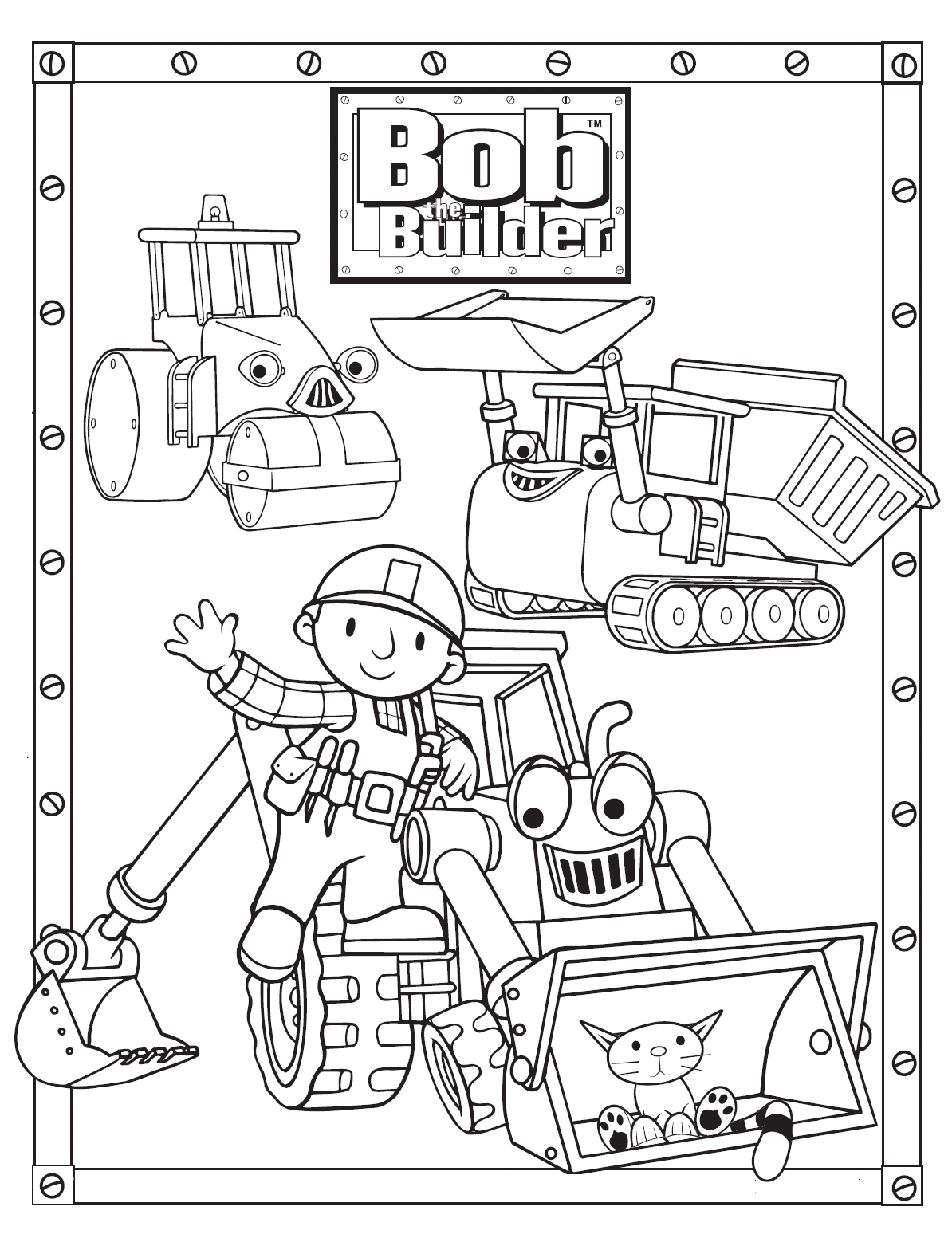 Download Bob the builder coloring pages - Coloring Pages