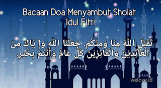 Doa Menyambut Shalat Idul Fitri