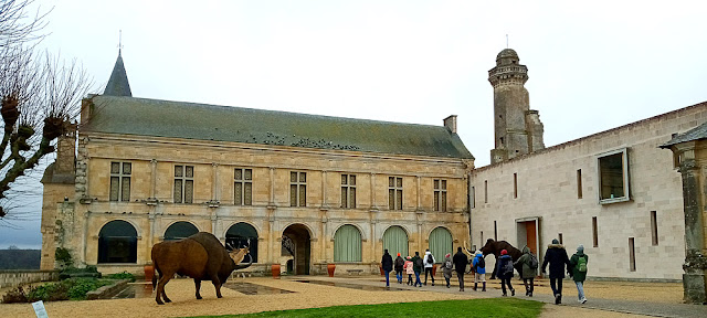 Walking past the Museum of Prehistory, Indre et loire, France. Photo by loire Valley Time Travel.