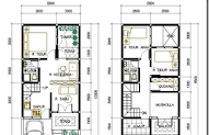 Denah Rumah Lebar 5 Meter Panjang 12 Meter Paling Top!