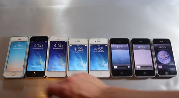 All iPhones go head to head in a speed comparison video