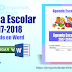 Agenda Escolar 2017-2018 en Word