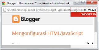 widget ID Blogspot