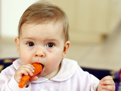 Baby Eating Carrot