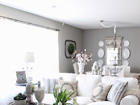 Grey And White Decor Living Room