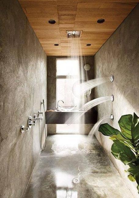 Desain Kamar Mandi Shower Minimalis Tanpa Bathub