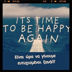 Its time to be happy again