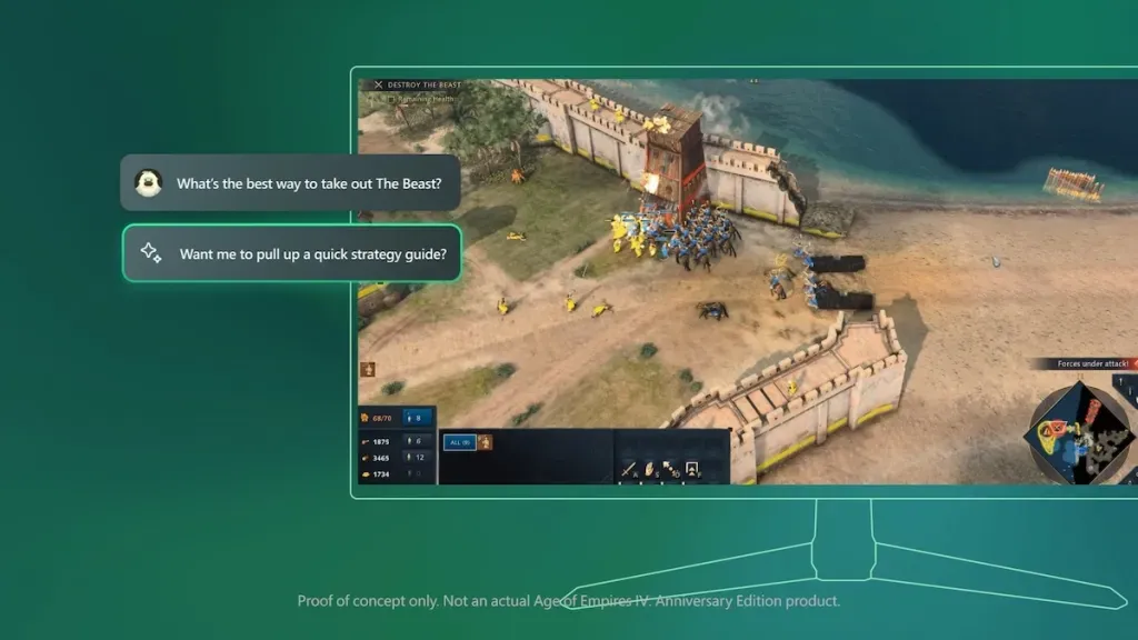 Image of microsoft copilot for gaming
