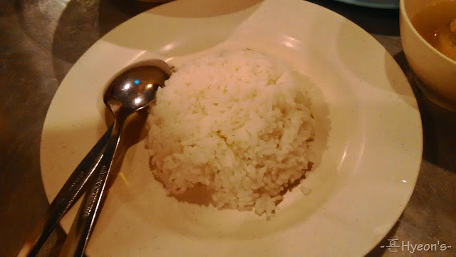 steamed white rice teksen restaurant penang