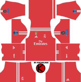 UEFA Champions League Real Madrid Kit