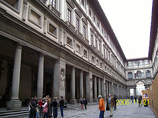 Uffizi Gallery in Florence.