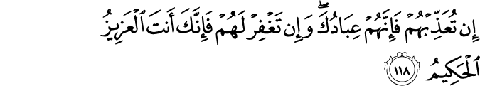 Surat Al-Maidah Ayat 118