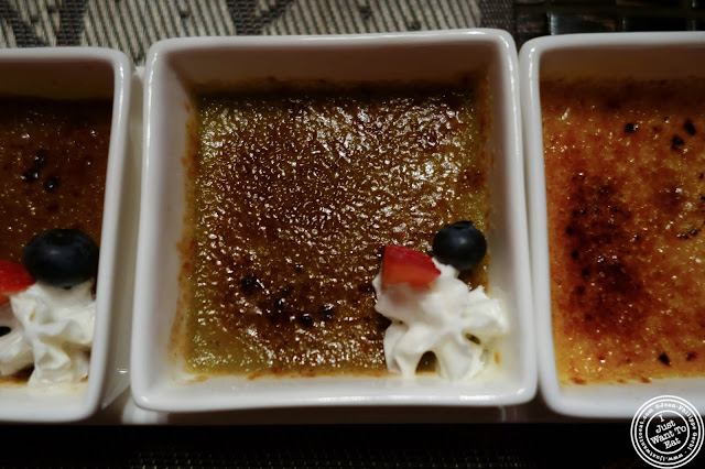 image of green tea creme brulee at Fushimi in Bay Ridge, Brooklyn, New York