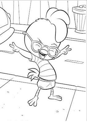 Chicken Little para colorear