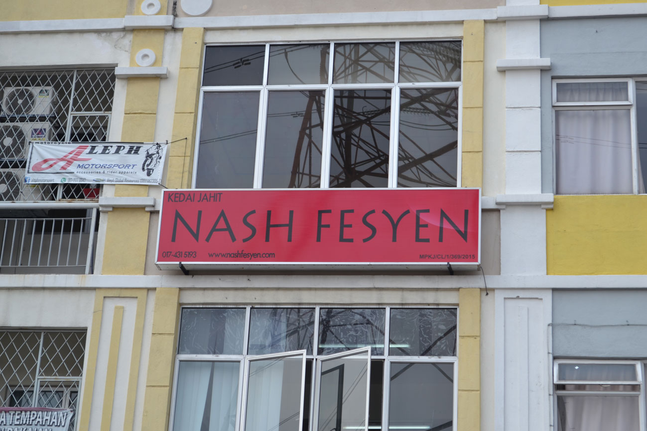 Nash Fesyen Lokasi Kedai Jahit Nash Fesyen