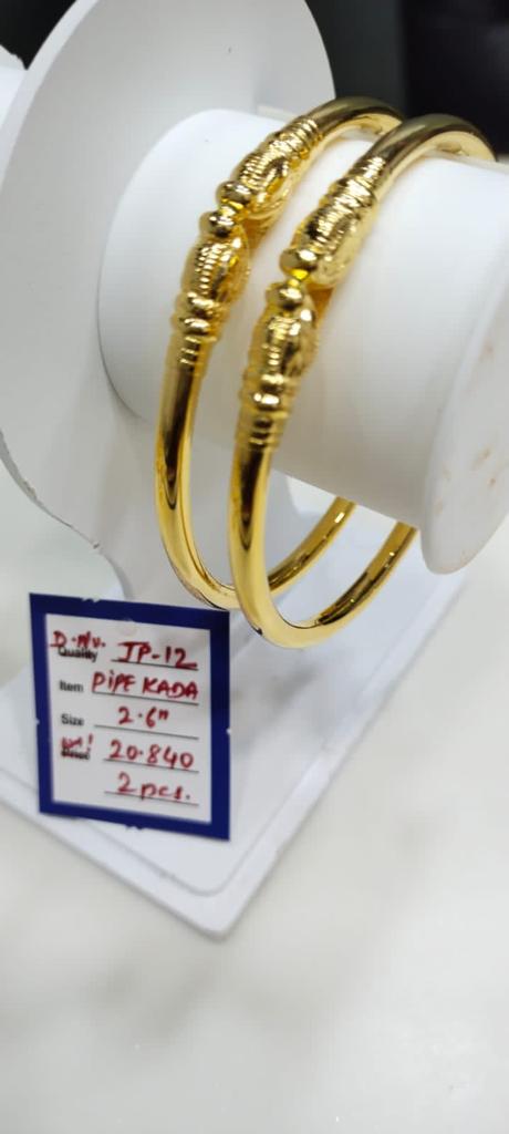 Latest Machine Gold Bangles Designs Simple And Beautiful For Dailywear Light Weight