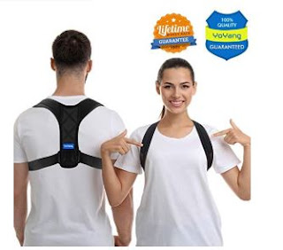 Posture Corrector for Women Men - YoYang Comfortable Posture Corrector Posture Brace Posture Support- Keep Posture Perfect to Prevent Kyphosis - Adjustable Upper Back Posture Corrector for Women Men 