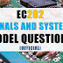Model Question Paper for EC202 Signals and Systems