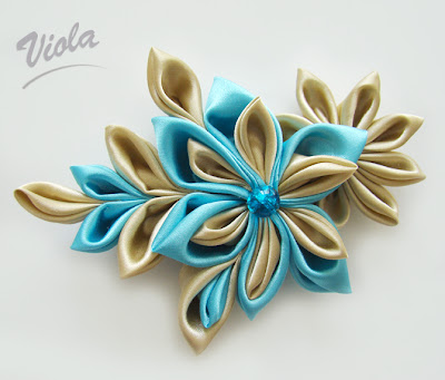 broszka kanzashi