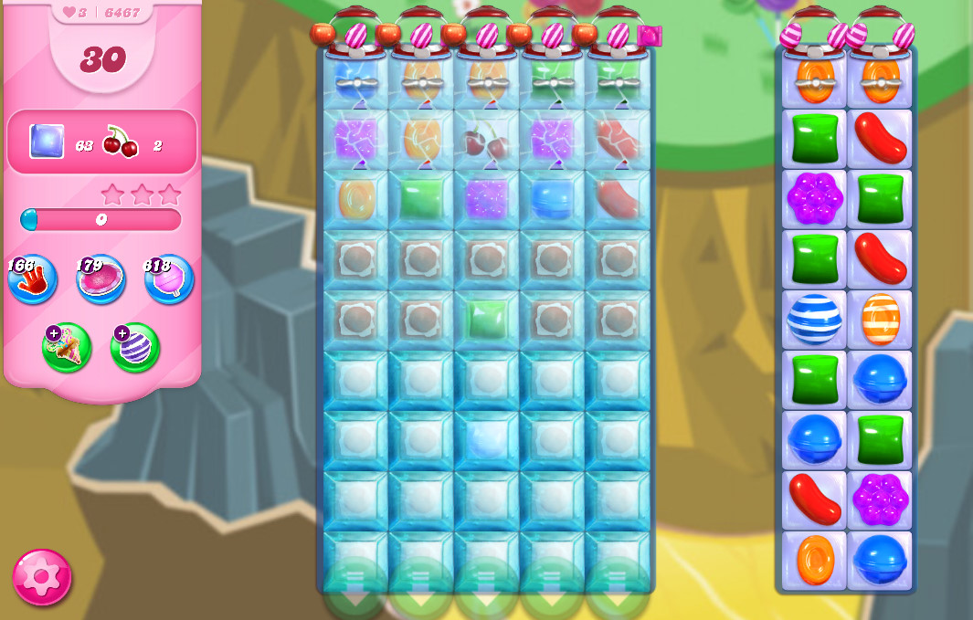 Candy Crush Saga level 6467
