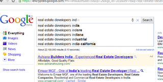 google search for indian real estate