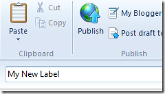 creating new label