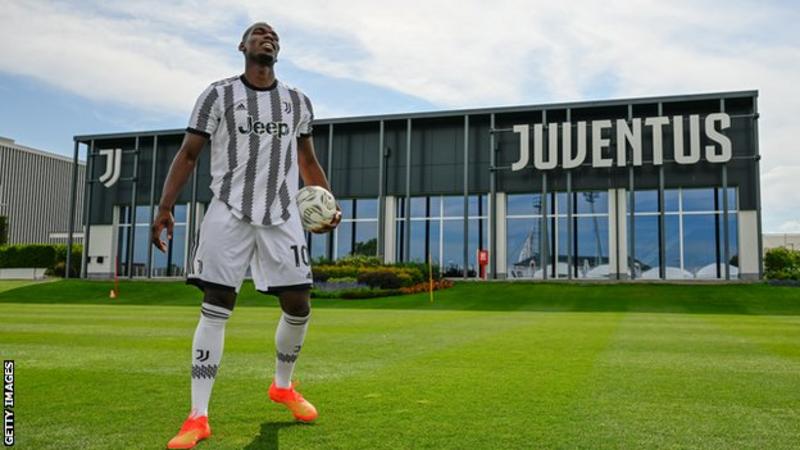 Paul Pogba joins Juventus from Manchester United on free transfer