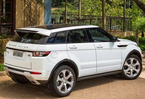 2015 Range Rover Evoque Rear View 2015 Range Rover Evoque Rear View