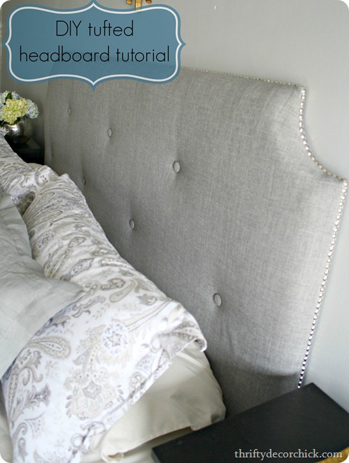 diy tufted headboard