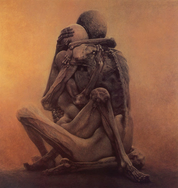 Zdislaw Beksinski, Macabre Art, Macabre Paintings, Horror Paintings, Freak Art, Freak Paintings, Horror Picture, Terror Pictures