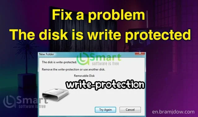 Solve write-protected disk problem