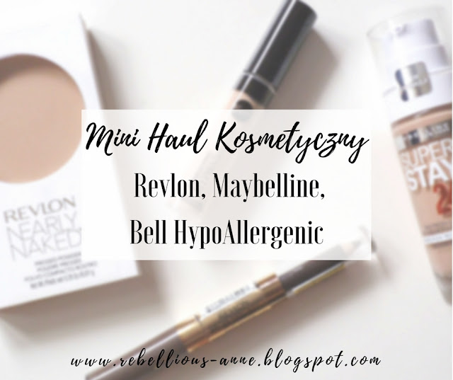 Mini haul kosmetyczny - Revlon, Maybelline, Bell HypoAllergenic