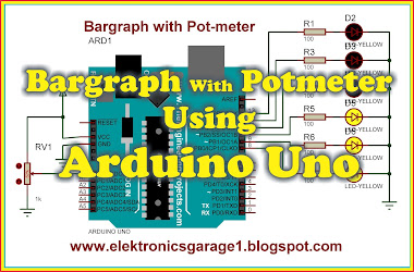 Bar graph LEDs Control with Arduino Uno