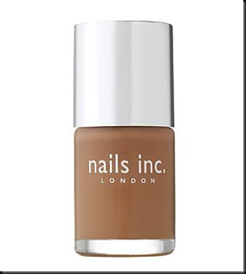 nails inc cadogan square camel polish