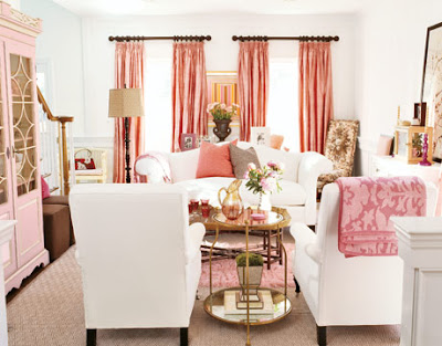 Living room pink