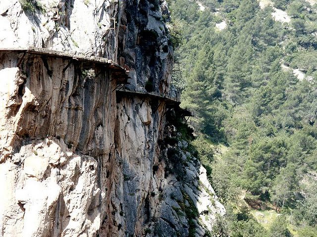 El Caminito del Rey or The King's Little Pathway in English and it is