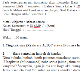 Soal-Ulangan-Ujian-UAS-Bahasa-Sunda-kelas-9-SMP-semester-1